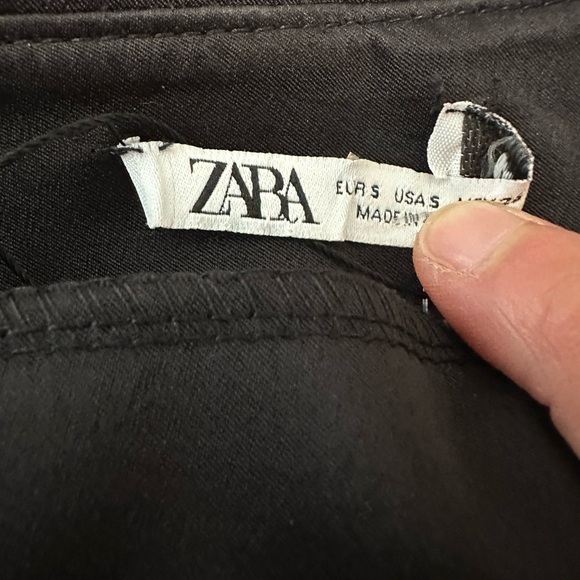 NWOT ZARA  Black Mini Skirt - Picture 11 of 12